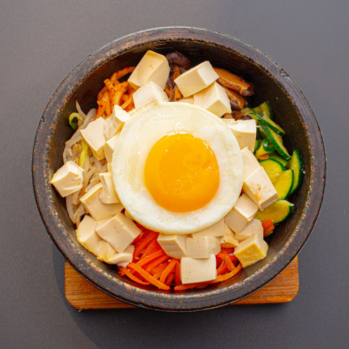 Bibimbap végétarien Tofu